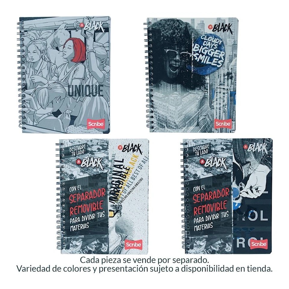 CUADERNO PROF. INBLACK SCRIBE 2270 RAYA ESP. 100H. C.24