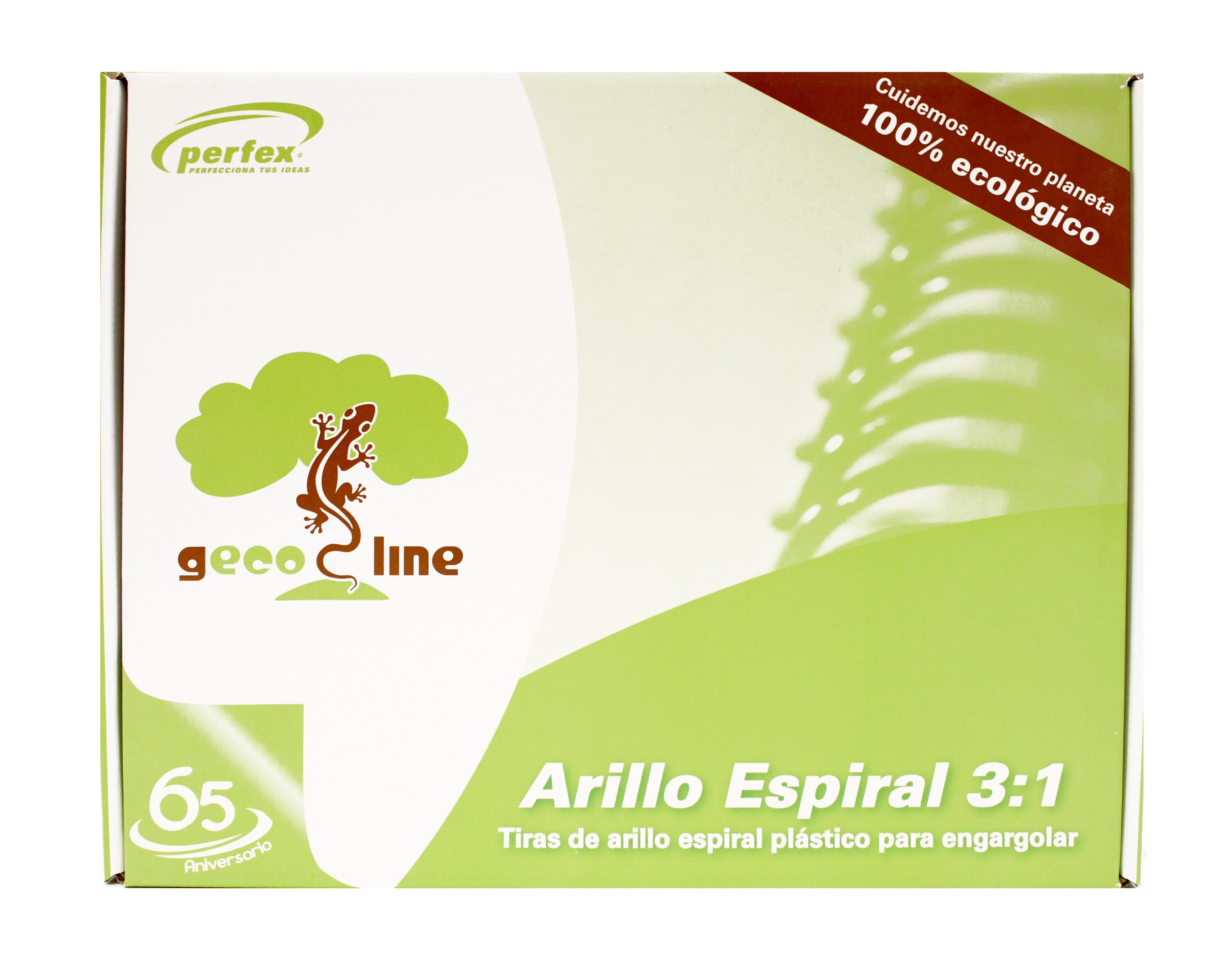 ARILLO PLAST. ESPIRAL 3:1 25MM NGO. PERFEX CJ.C36 C.8