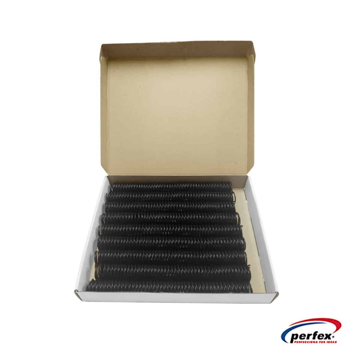ARILLO PLAST. ESPIRAL 4:1 10MM NGO. PERFEX CJ. C90 C.10