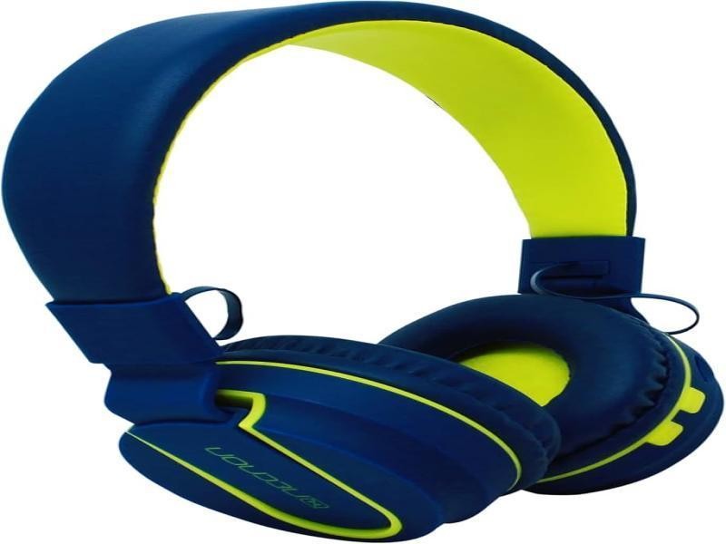 AUDIFONOS DIADEMA BT RUBBERIZED NBH-05 AZUL NECNON E.1
