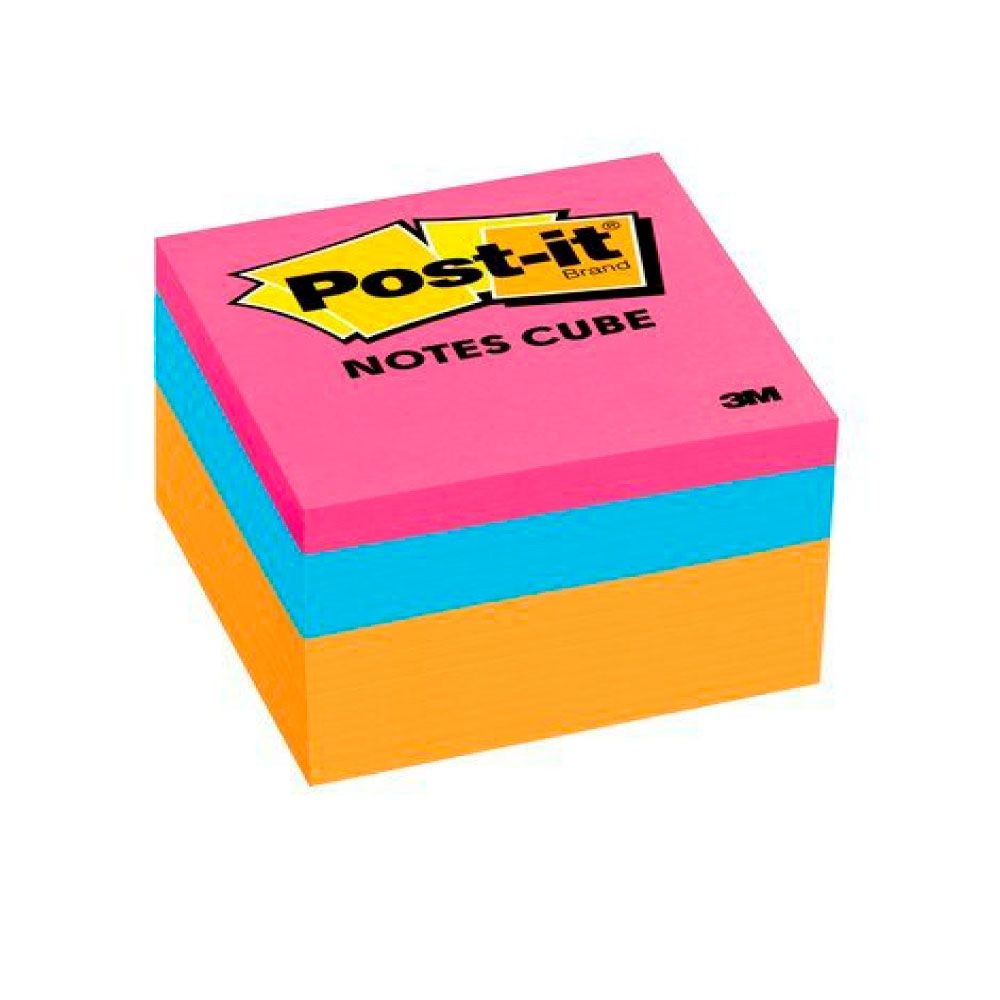 NOTAS ADH. 2X2 POST-IT 2051-N2051-FLT MINI CUBO 400H. C.24