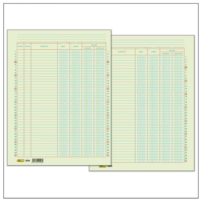 AUXILIAR CTAS.CORRIENT3204 PRINTA. CTA.4 COL. 25H. E.3 C24