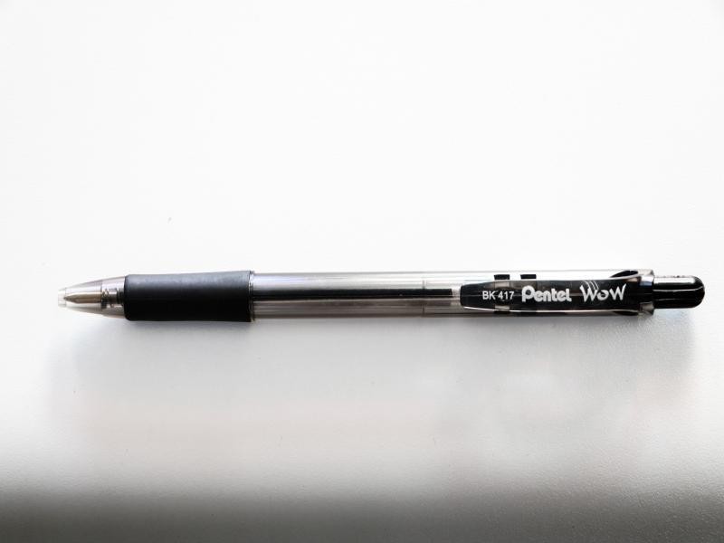BOLIGRAFO WOW BK417-A PENTEL 0.7MM RT NGO. E12 C1152