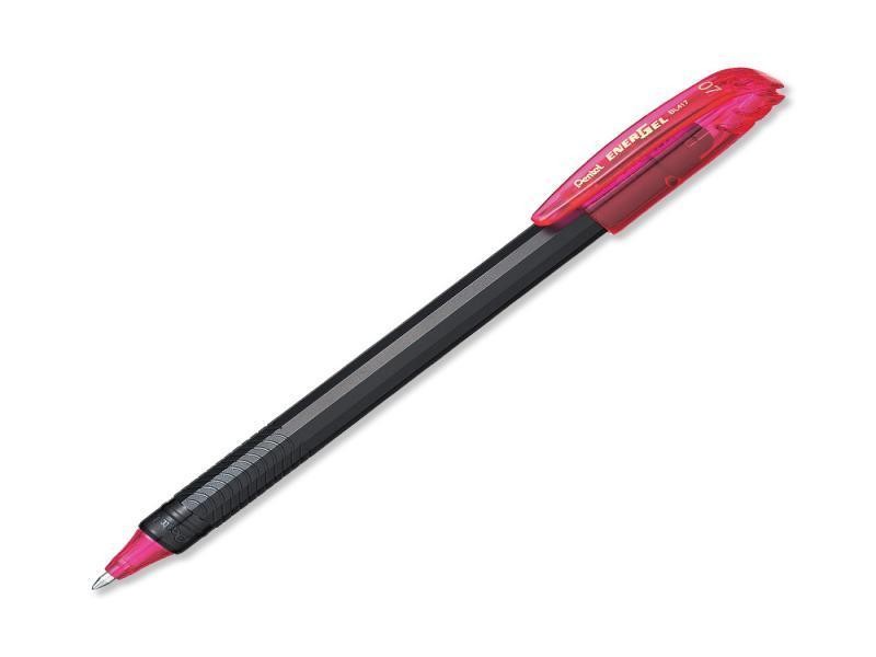 BOLIGRAFO GEL LIQ. STIC BL417-P PENTEL 0.7MM ROSA E12576