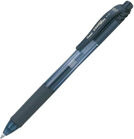 BOLIGRAFO GEL ENERGEL BL437A PENTEL 0.7MM RT NGO. 12576