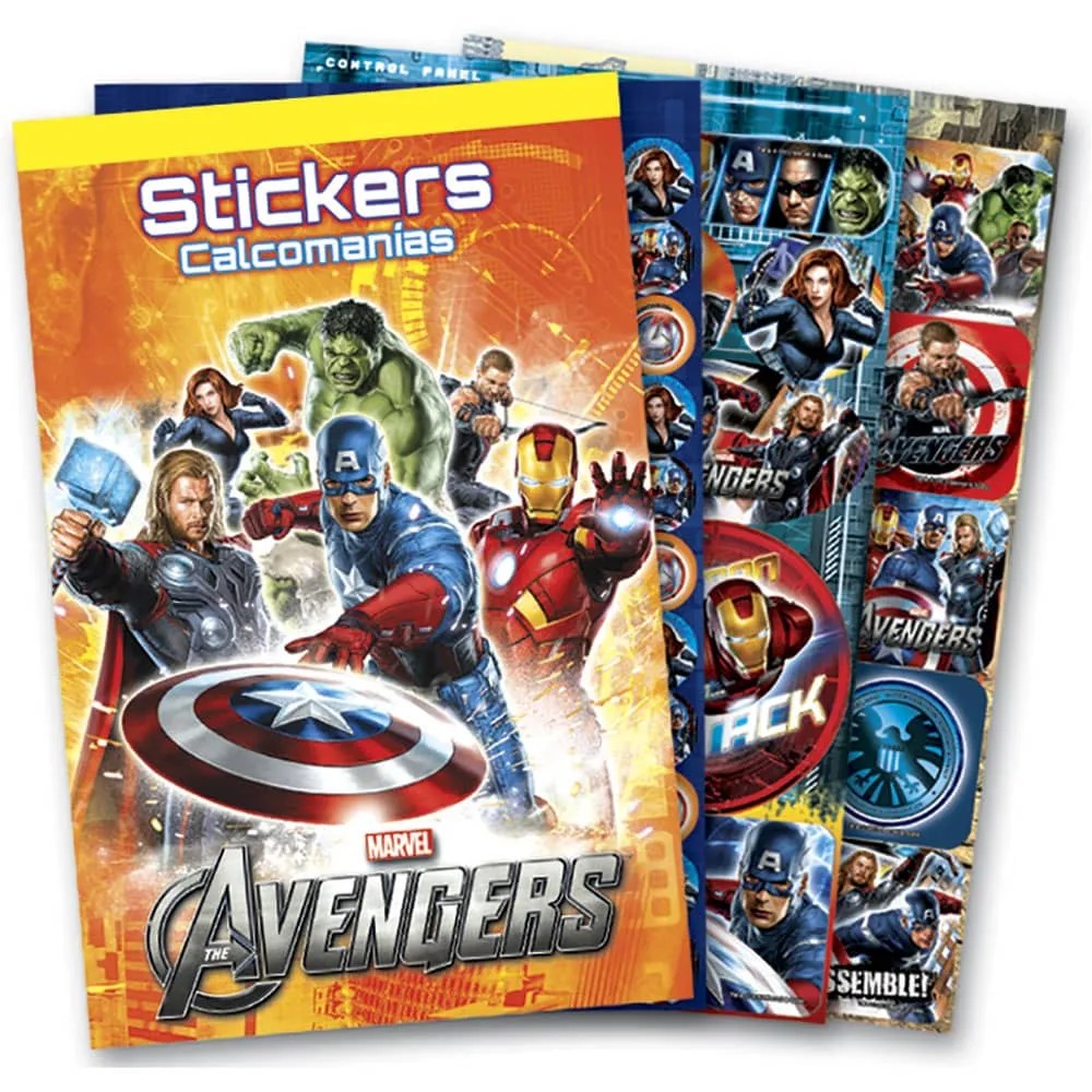 BLOCK CALCOMANIA AVENGERS GRANMARK C6H. E.12