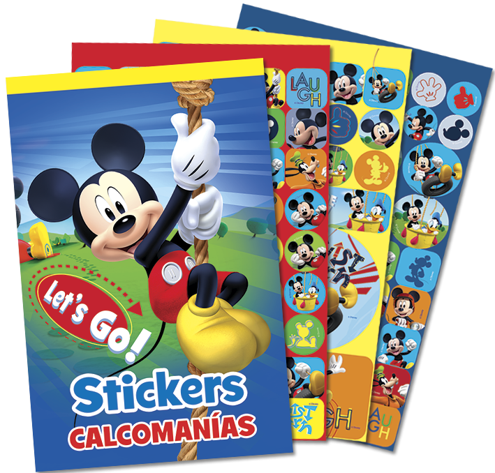BLOCK CALCOMANIA MICKEY MINNIE GRANMARK C6H. E.12