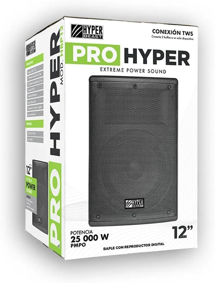 BOCINA PROFESIONAL HYPER BEAST 12 HBP12 E.1