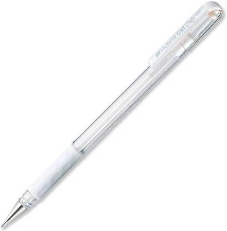 BOLIGRAFO GEL HYBRID GRIP K118LW PENTEL 0.8MM BCO.12576