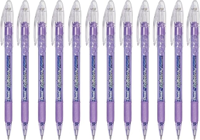 BOLIGRAFO MET. SPARKLE POP K91 0.7MM VIOLETA PENTEL 12576