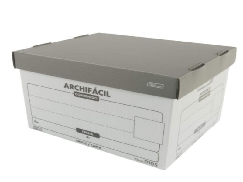 CAJA ARCHIVO PLAST. CTAOFI PRINTA 105 36.5X30.5X25CM.E10