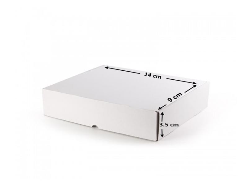 CAJA BLANCA PADI 0 14X9X3.5CM. JGO E10