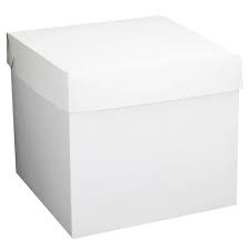 CAJA BLANCA CUBO PADI 15 15X15X15 CM. JGO E12