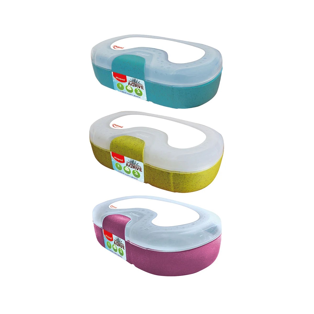 CAJA LAPICERA PLAST. STUDY BOX MAPED VCOL. E.12