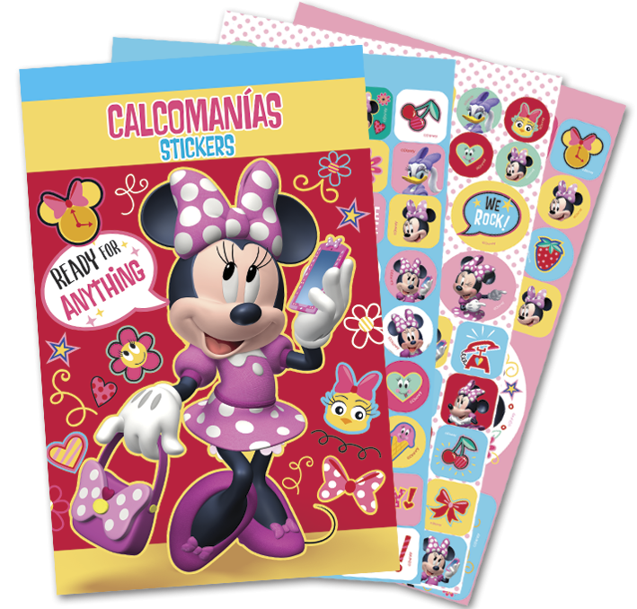 CALCOMANIA FANT. MICKEY MINNIE GRANMARK PAQ. C72 E.1