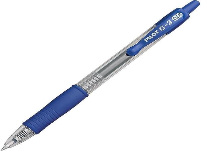 BOLIGRAFO GEL G-2 PILOT 0.7MM RT AZUL E.12144864