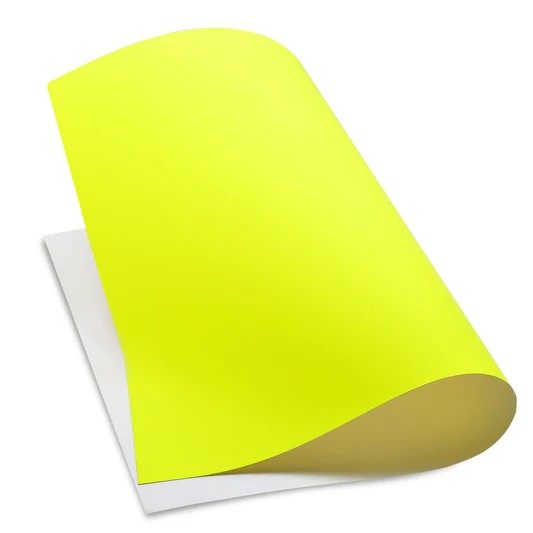 CARTULINA FLUOR.65X49CM AMAR.LIMON 9031945 47.5X66CM E.10