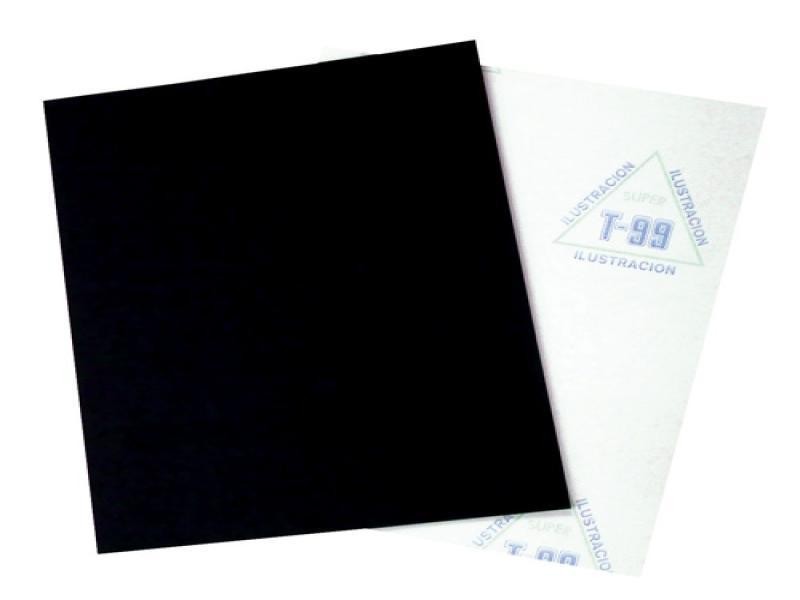 CARTULINA ILUSTRACION 38X25CM.NEGRO T99 E.50