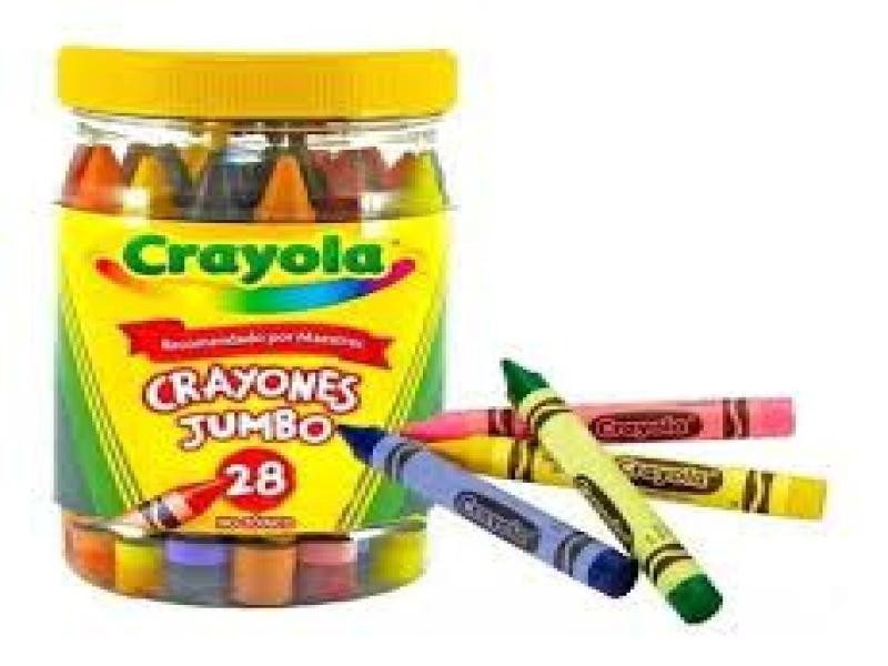 CRAYONES EST.C28 CRAYOLA JUMBO 520328 BOTE E.6 C.24