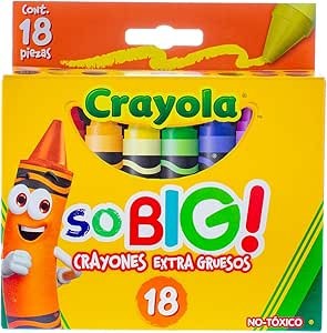 CRAYONES EST.C18 CRAYOLA EXTRA JUMBO 521918 E. 6 C. 24