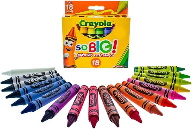 CRAYONES EST.C18 CRAYOLA EXTRA JUMBO 521918 E. 6 C. 24