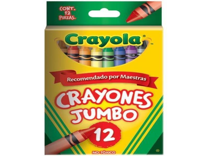 CRAYONES EST.C12 CRAYOLA JUMBO 520312 E.6 C.144