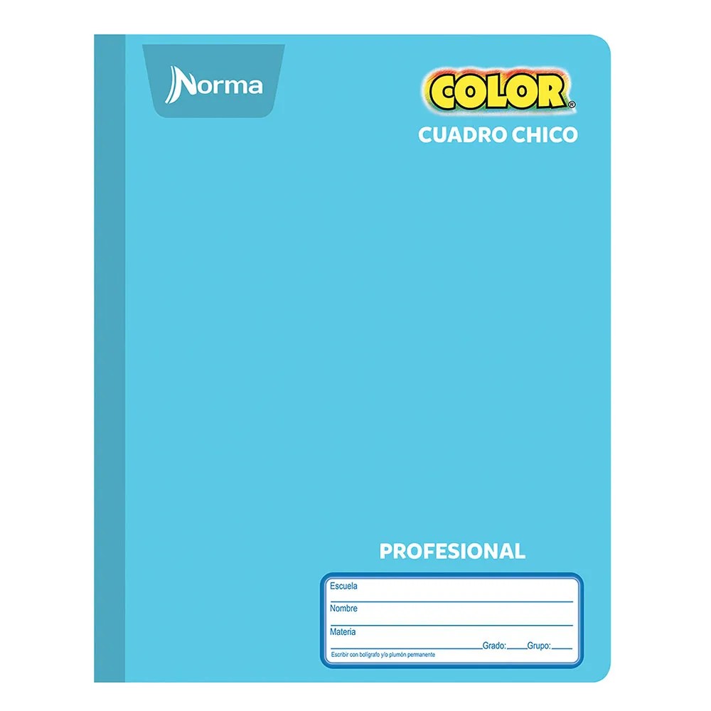 CUADERNO PROF. COLOR NORMA 581282 C5MM COS. 100H. C30