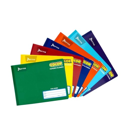 CUADERNO ITAL. COLOR NORMA 581300 C.ALEM. COS.100H. C50