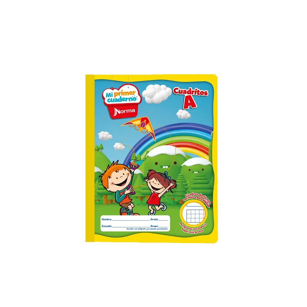 CUADERNO PREESC. CUADRITOS A NORMA 529822 10MM COS.50H.C50