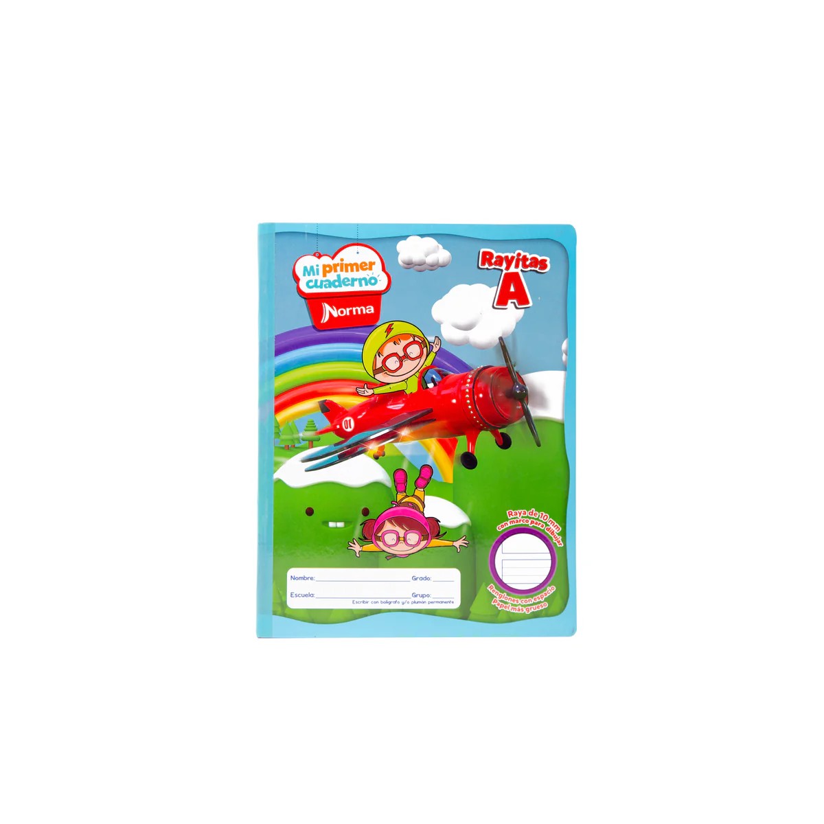 CUADERNO PROF. RAYITAS A NORMA 580269 10MM COS.50H 50
