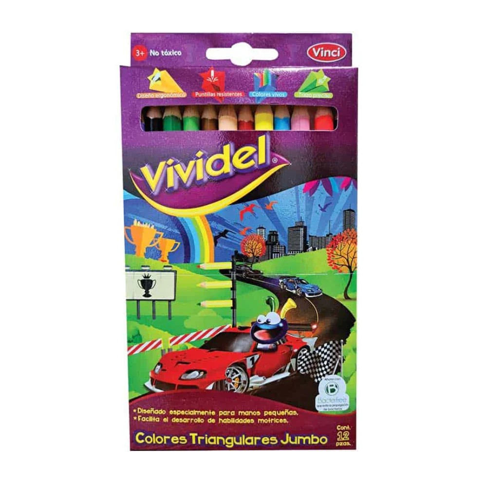 COLORES EST.C12 L. VIVIDEL JUMBO TRIANG. C.48