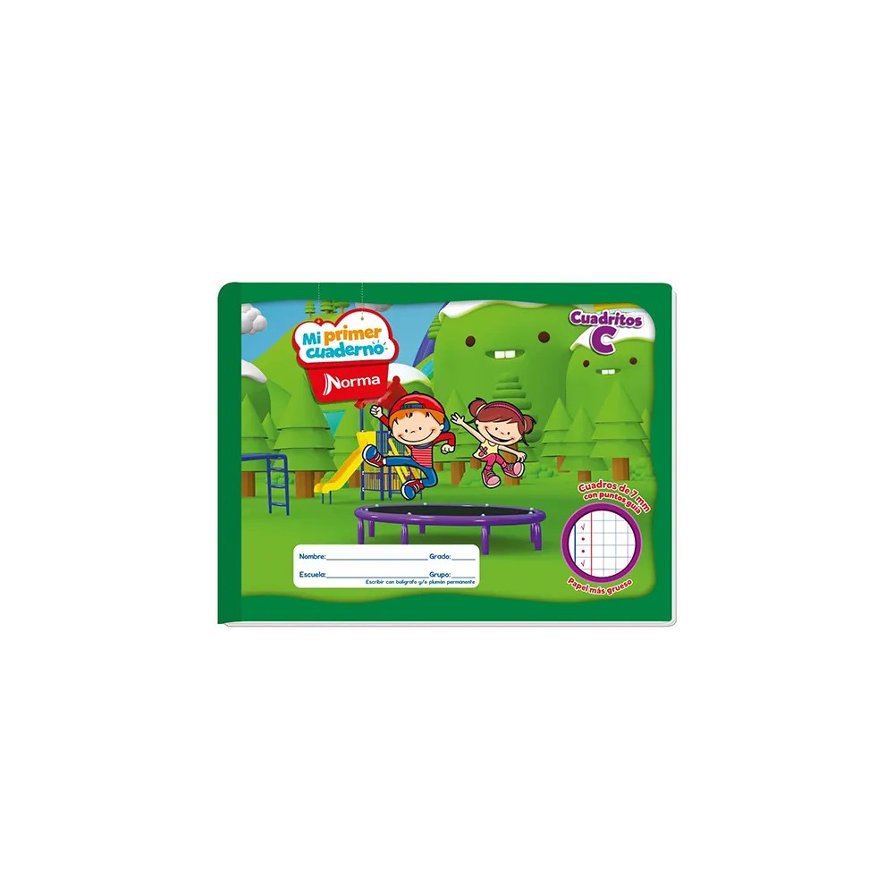 CUADERNO PREESC. CUADRITOS C NORMA 580981 7MM COS.72H. C30