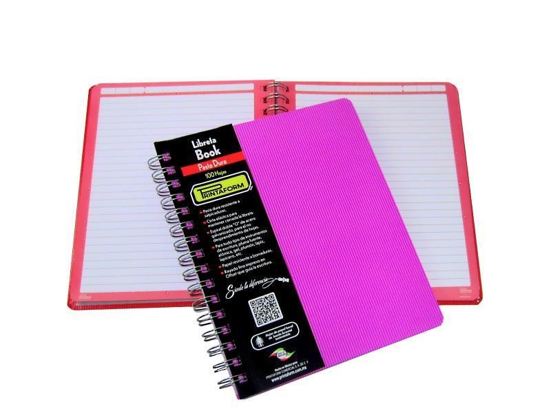 CUADERNO BOOK ARCOIRIS PRINTAFORM RAYA ESP.100H. C.12
