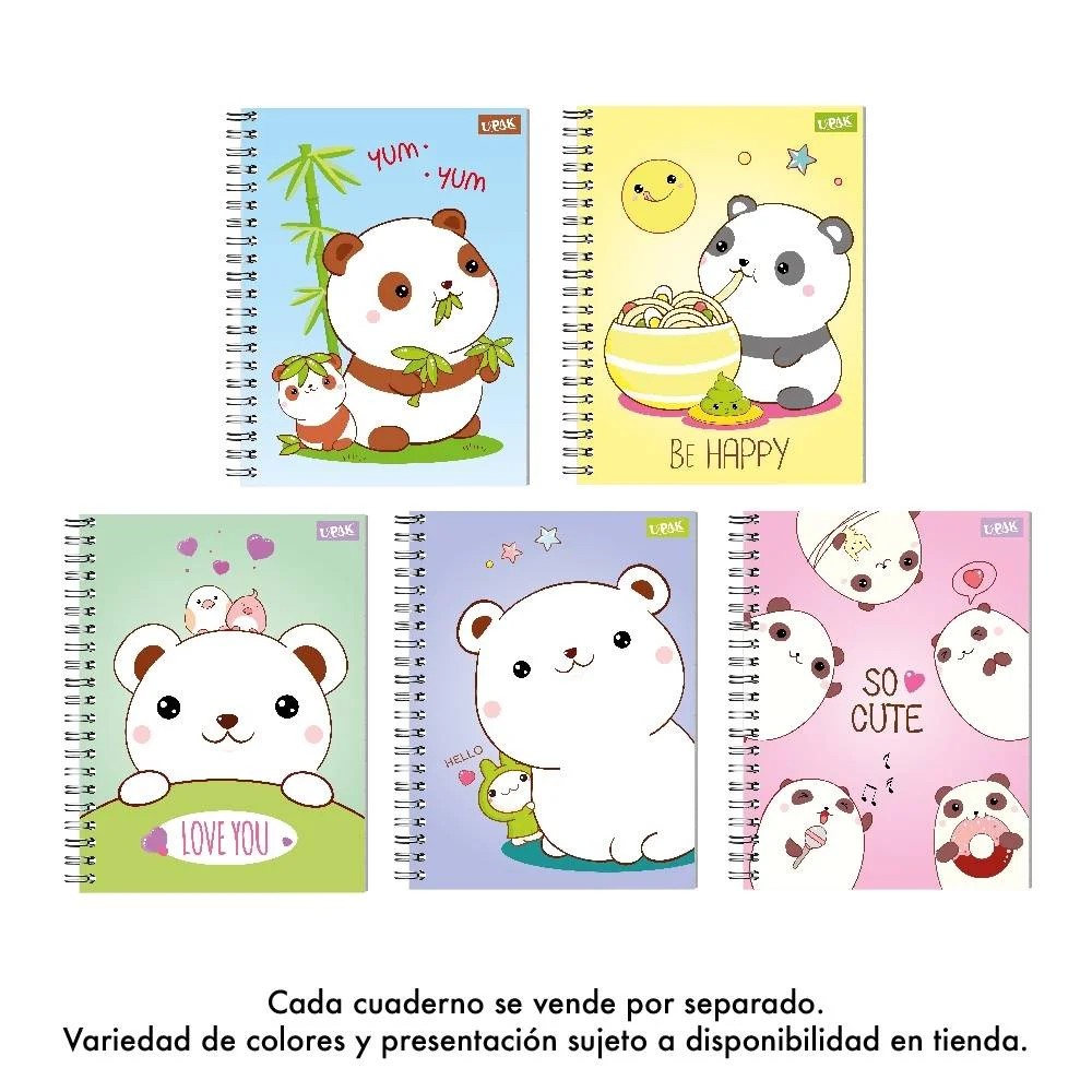 CUADERNO PROF. OSITOSKAWAII DIPAK RAYA 90H.COMB C.24