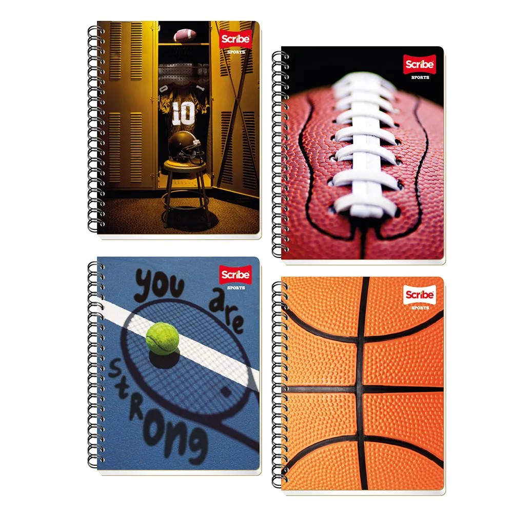 CUADERNO PROF. SPORTS SCRIBE 3310 RAYA ESP. 100H. C.24