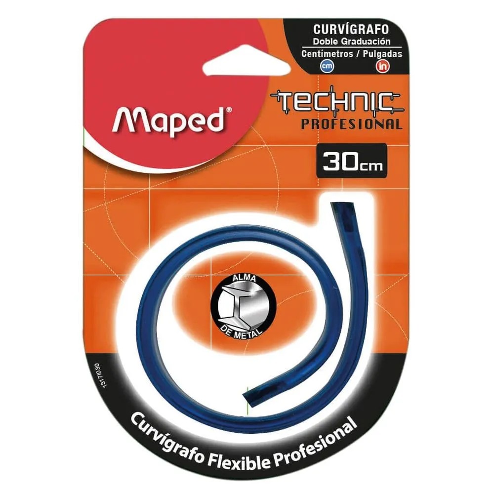 CURVIGRAFO PROF. FLEX. 30CM. CBICEL MAPED BL.C1 E.6C48