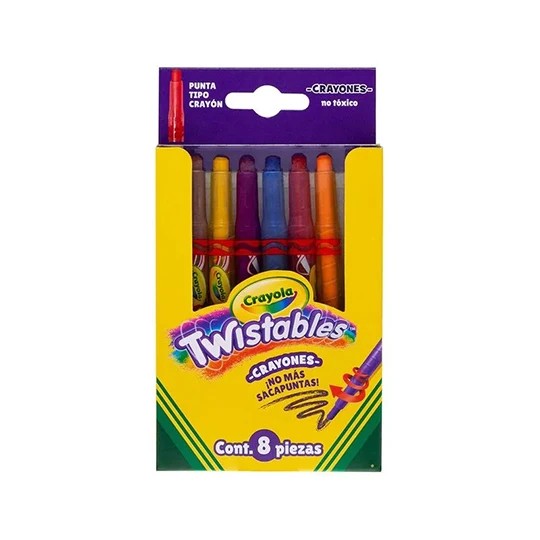 CRAYONES EST.C8 MINI TWISTABLES CRAYOLA 520708 E.12 C24