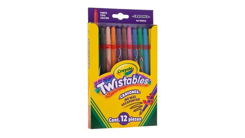CRAYONES EST.C12 TWISTABLES CRAYOLA 520784 E.6 C.24