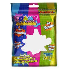 FOAMY MOLDEABLE 50G. BLANCO E.10 C.200