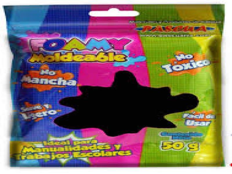 FOAMY MOLDEABLE 50G. NEGRO E.10 C.200