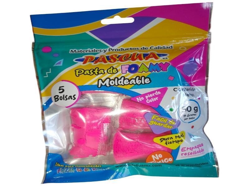 FOAMY MOLDEABLE 50G. ROSA MEX. E.10 C.200