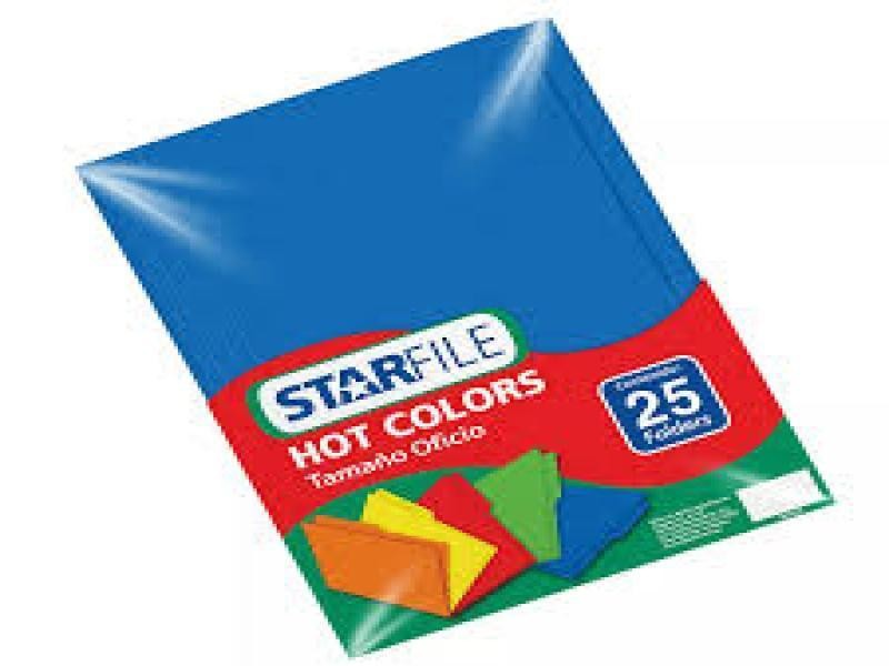 FOLDER OFI. HOTCOLORSFLASHFILE INT. AZUL REY PAQ.C25 C20
