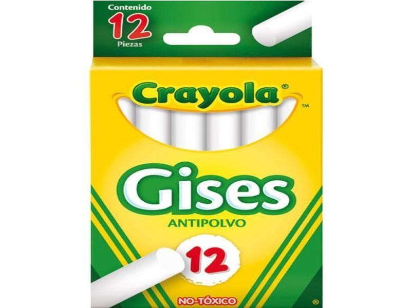 GIS COMPRIMIDO CRAYOLA CAJA C12 BCO. 501402 E.12 C72