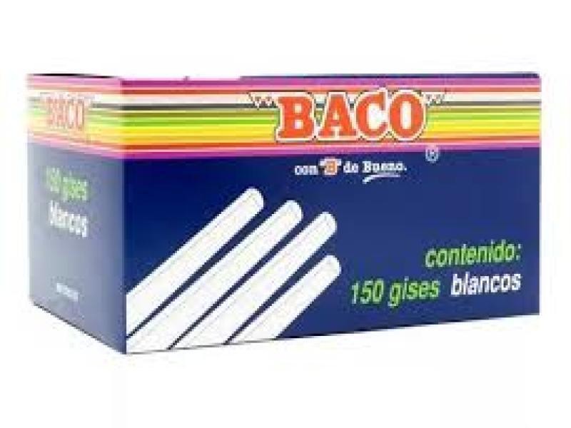 GIS MOLDEADO CAJA C150 BLANCO BACO C.12