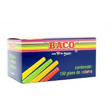 GIS MOLDEADO CAJA C150 COLORES BACO C.12