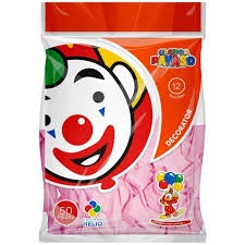 GLOBOS DECORATOR 12 BOL.C50 ROSA BEBE C60