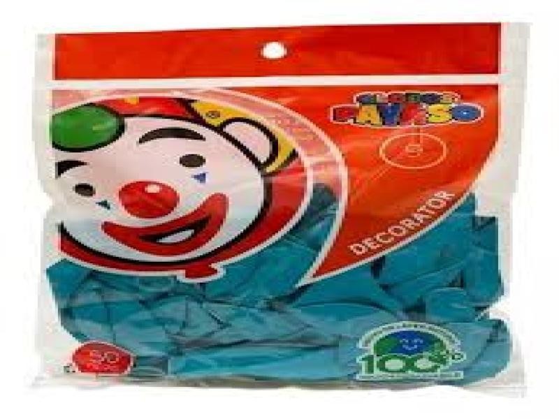 GLOBOS DECORATOR 9 BOL.C50 AQUAMARINA C.100