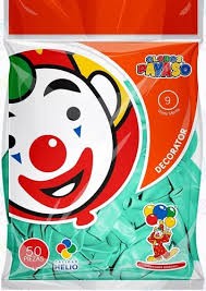 GLOBOS DECORATOR 9 BOL.C50 VERDE MENTA C.100