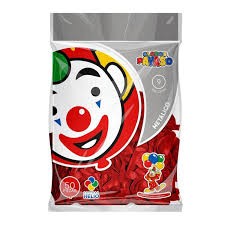 GLOBOS METALLIC 9 BOL.C50 ROJO C.100