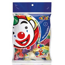 GLOBOS METALLIC PERLA 9 BOL.C50 BLANCO C.100